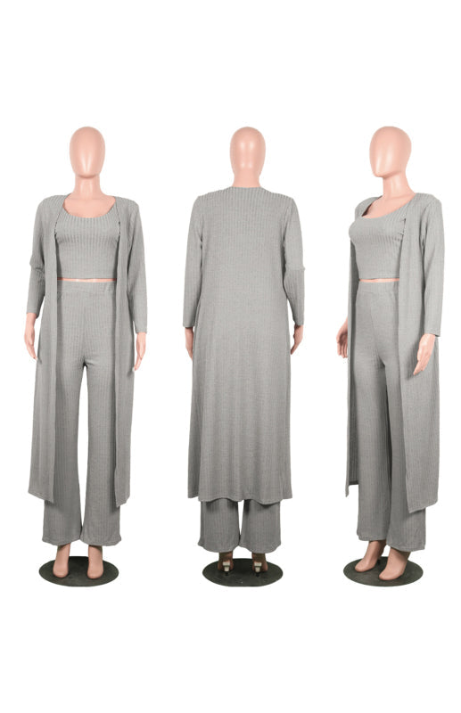 Women’S Autumn And Winter Fashion Sexy Pit Strip Set