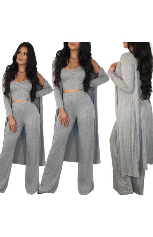 Women’S Autumn And Winter Fashion Sexy Pit Strip Set