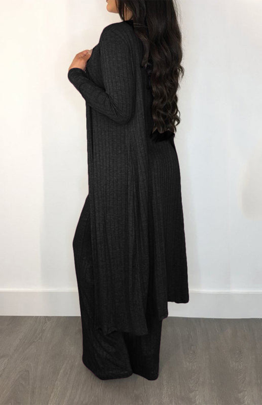 Women’S Autumn And Winter Fashion Sexy Pit Strip Set