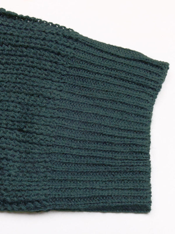 Women’s Black And White Contrast Sweater Cardigan