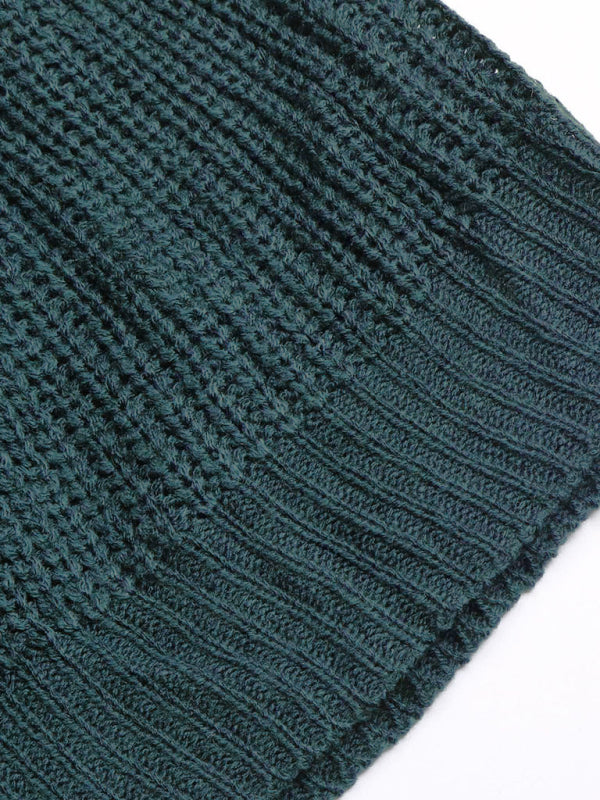 Women’s Black And White Contrast Sweater Cardigan