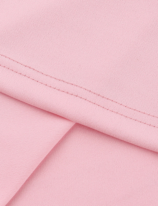 Women’s bra cup applique waist strap hot girl butt-covering dress short dress