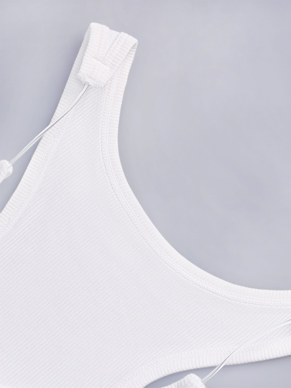 Women’s Camisole with Padded Ribbed Knit Top