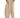 Women’s elastic waist pleated high waist wide leg pants loose casual pants - Cracker khaki / S