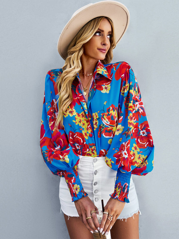 Women’s fashion commuter long sleeve versatile Shirt Top