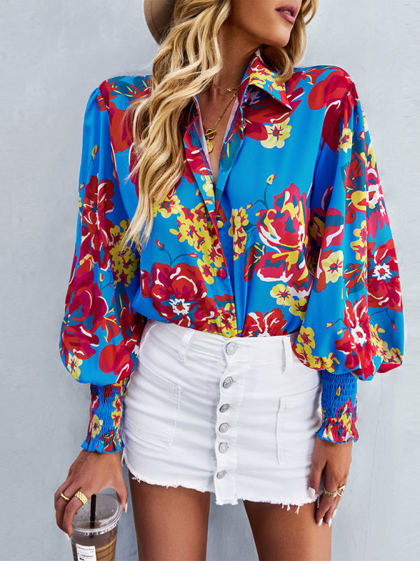 Women’s fashion commuter long sleeve versatile Shirt Top