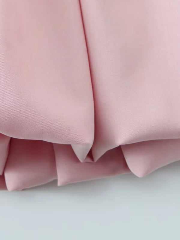 Women’s Fashion Hot Girl Suspender Puffy Dress