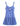 Women’s hollow embroidery slim suspender dress - Peacock blue / XS