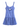 Women’s hollow embroidery slim suspender dress - Peacock blue / XS