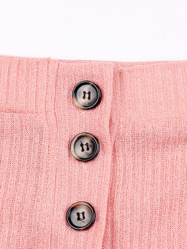 Women’s Long Sleeve Cardigan Slim Button Casual Suit