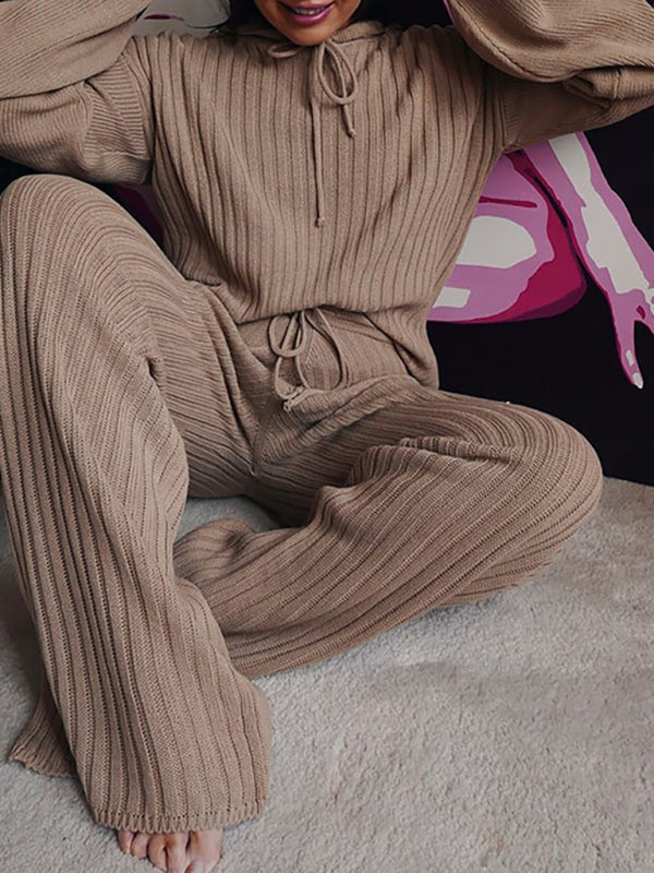 Women’s Long Sleeve Loose Hooded Casual Suit