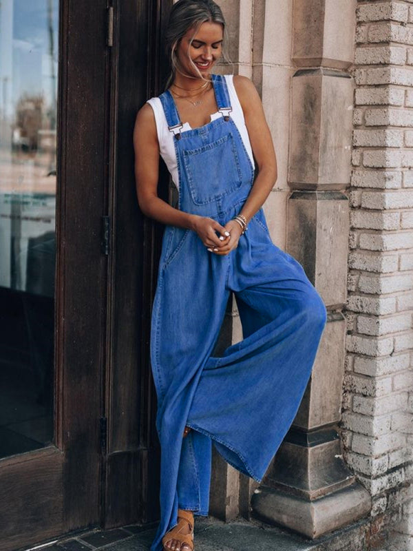 Women’s Loose Casual Fashion Denim Overalls