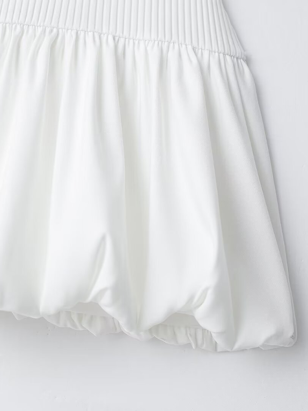 Women’s New Casual Sleeveless Balloon Fit Ribbed Dress