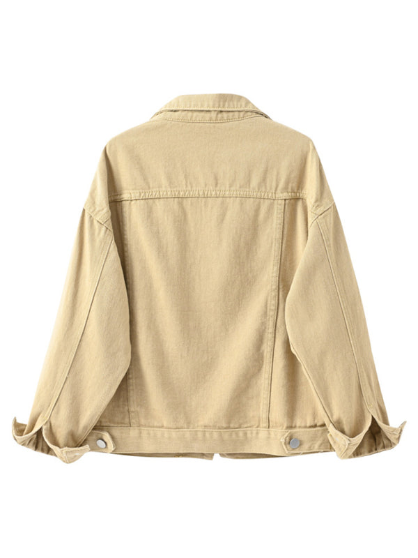 Women’s New Colorful Large Size Denim Jacket