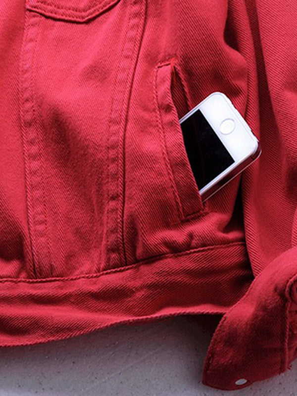 Women’s New Colorful Large Size Denim Jacket