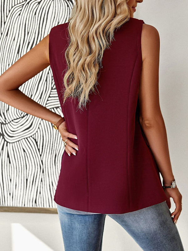 Women’s OL temperament commuting suit vest