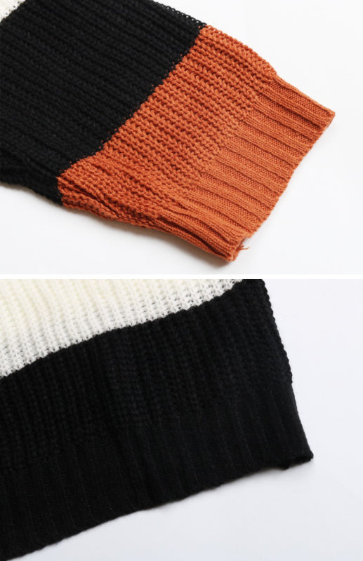 Women's pullover fashion trendy women's sweater top - Closther