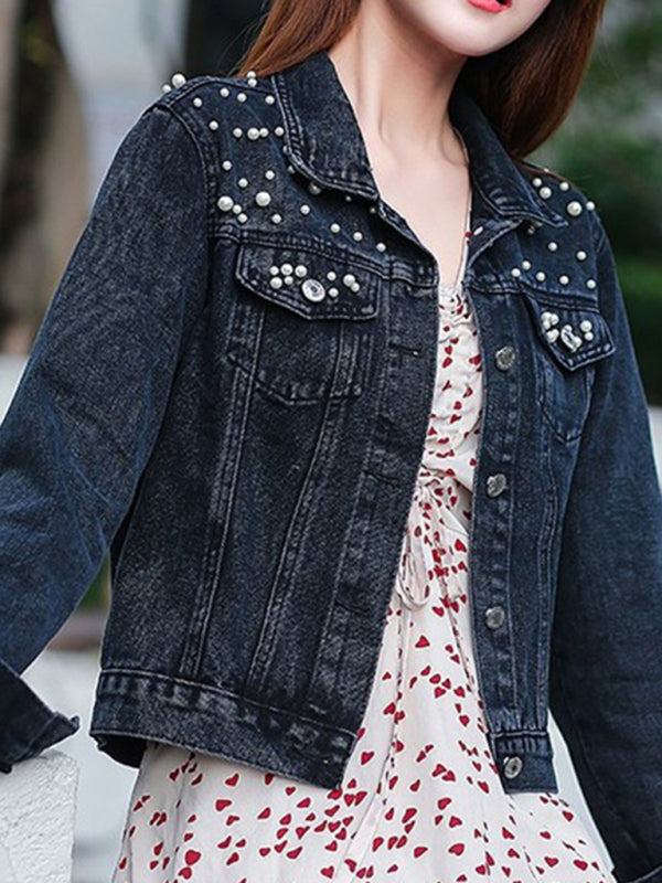 Women’s Self-Design Sleeveless Denim Jacket - Black / S