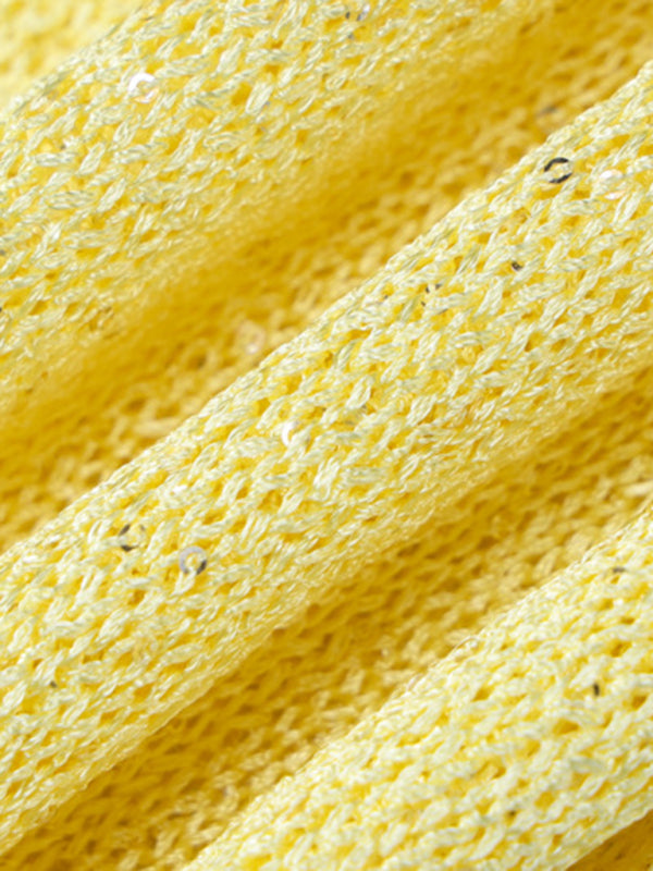 Women’s sexy U-neck slimming see-through vest dress