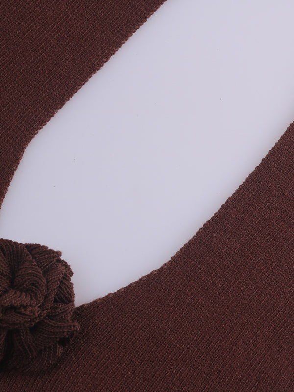 Women’s Sexy Wool Halter Neck Rabbit Fleece Vest