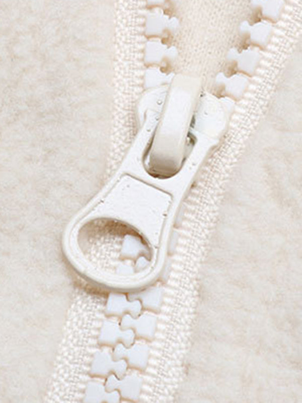 women’s short solid color polar fleece jacket