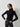 Women’s slim high collar long sleeve pullover sweater - Black / F