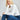 Women’s slim high collar long sleeve pullover sweater - White / F