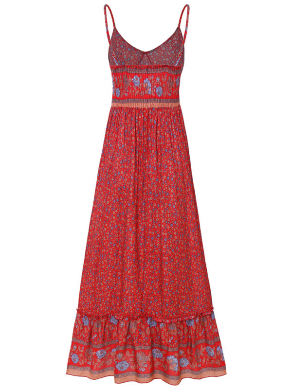 Women’s Sling Boheimia Floral Dress