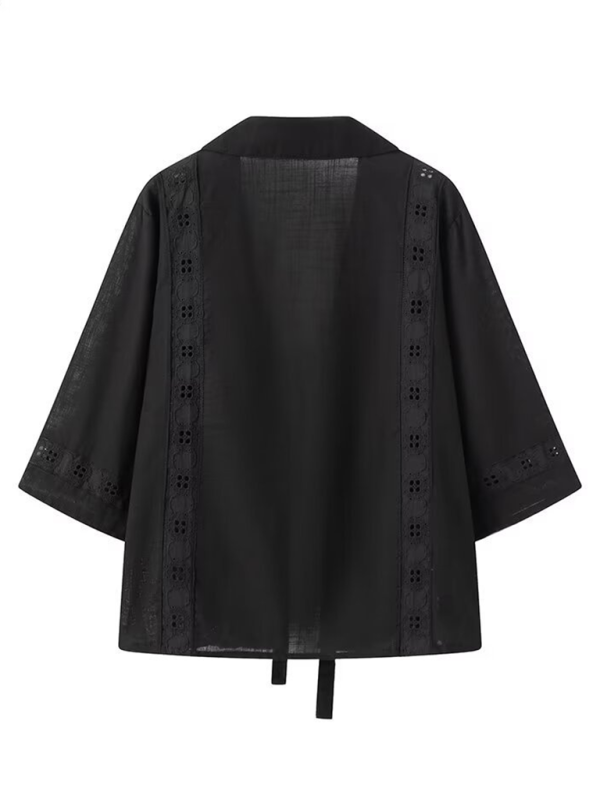 Women’s strappy hollow short-sleeved top + shorts set