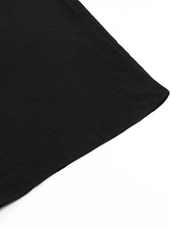 women’s summer high waist wide leg casual pants with belt