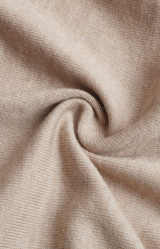 Women’s Three-Color Contrast Sweater Cardigan