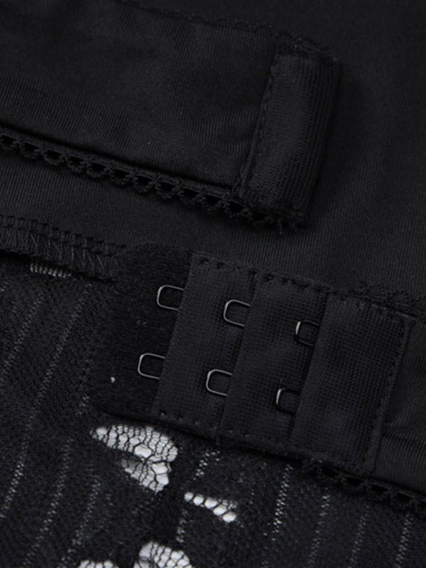 Women’s tie mesh suspender sexy backless long dress