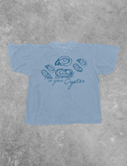 Underground Original Design: The World is Your Oyster Boxy Cotton TShirt