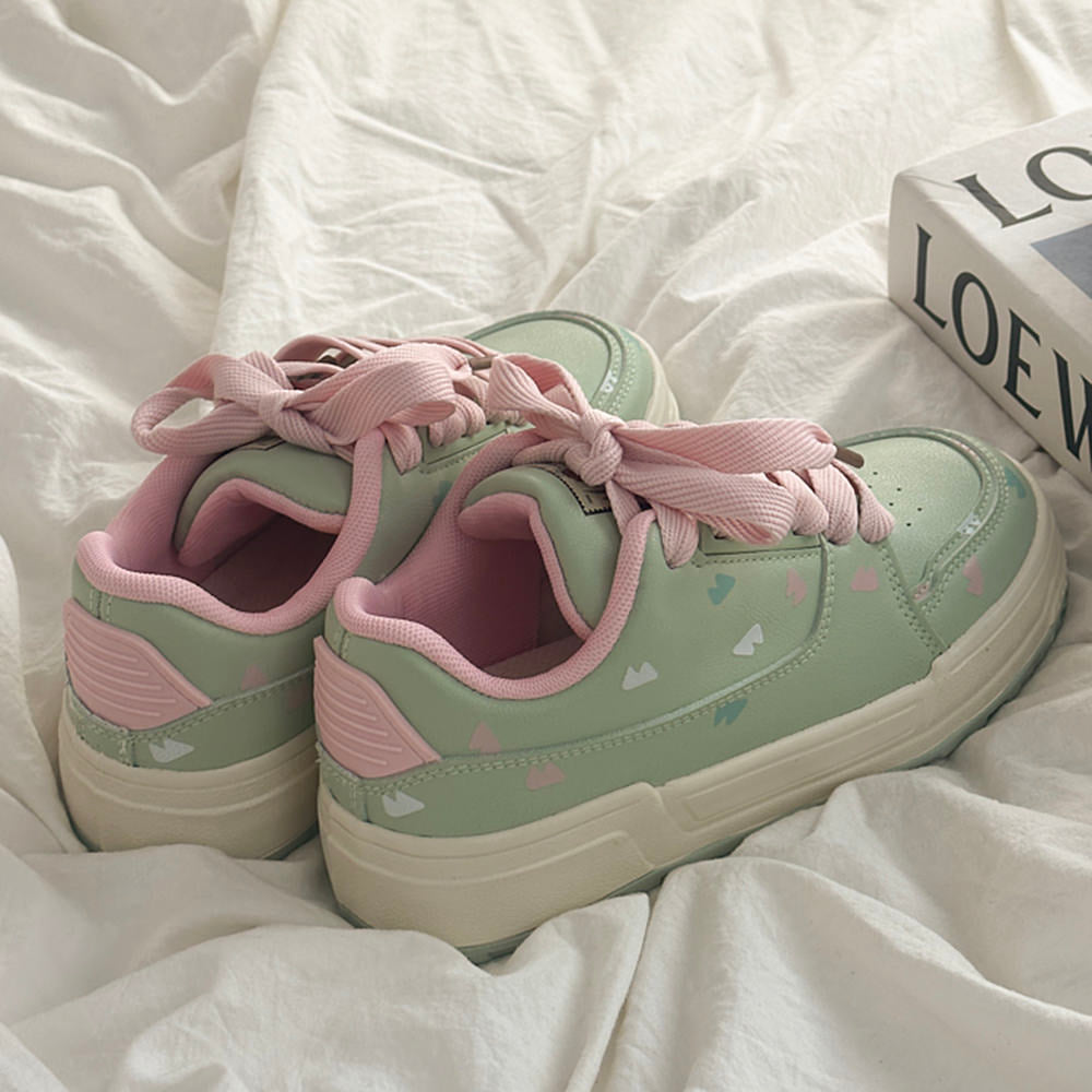 YELLOW CLOUD AESTHETIC SNEAKERS GIRL AESTHETIC SHOES