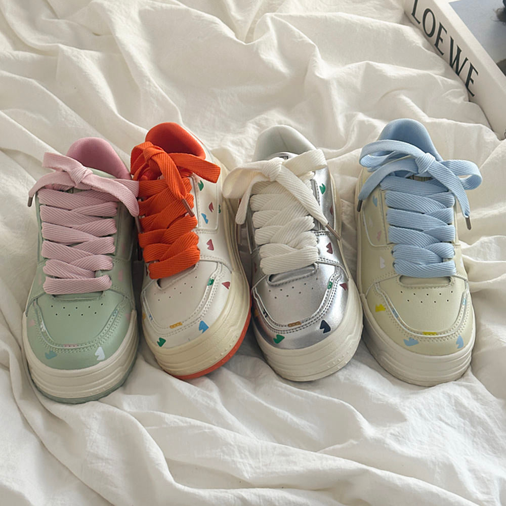 YELLOW CLOUD AESTHETIC SNEAKERS GIRL AESTHETIC SHOES