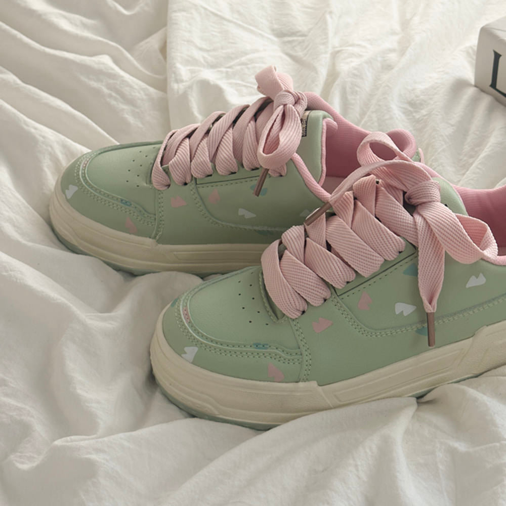 YELLOW CLOUD AESTHETIC SNEAKERS GIRL AESTHETIC SHOES