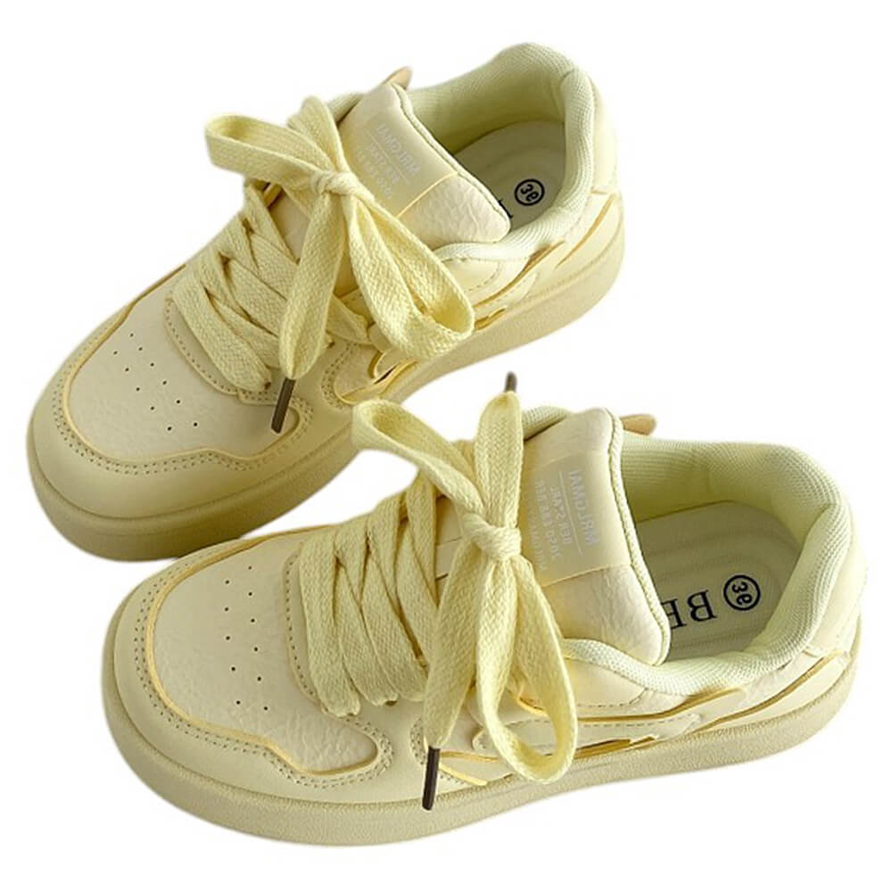 YELLOW SNEAKERS BRIGHTSTRIDE PASTEL SNEAKERS PAIR