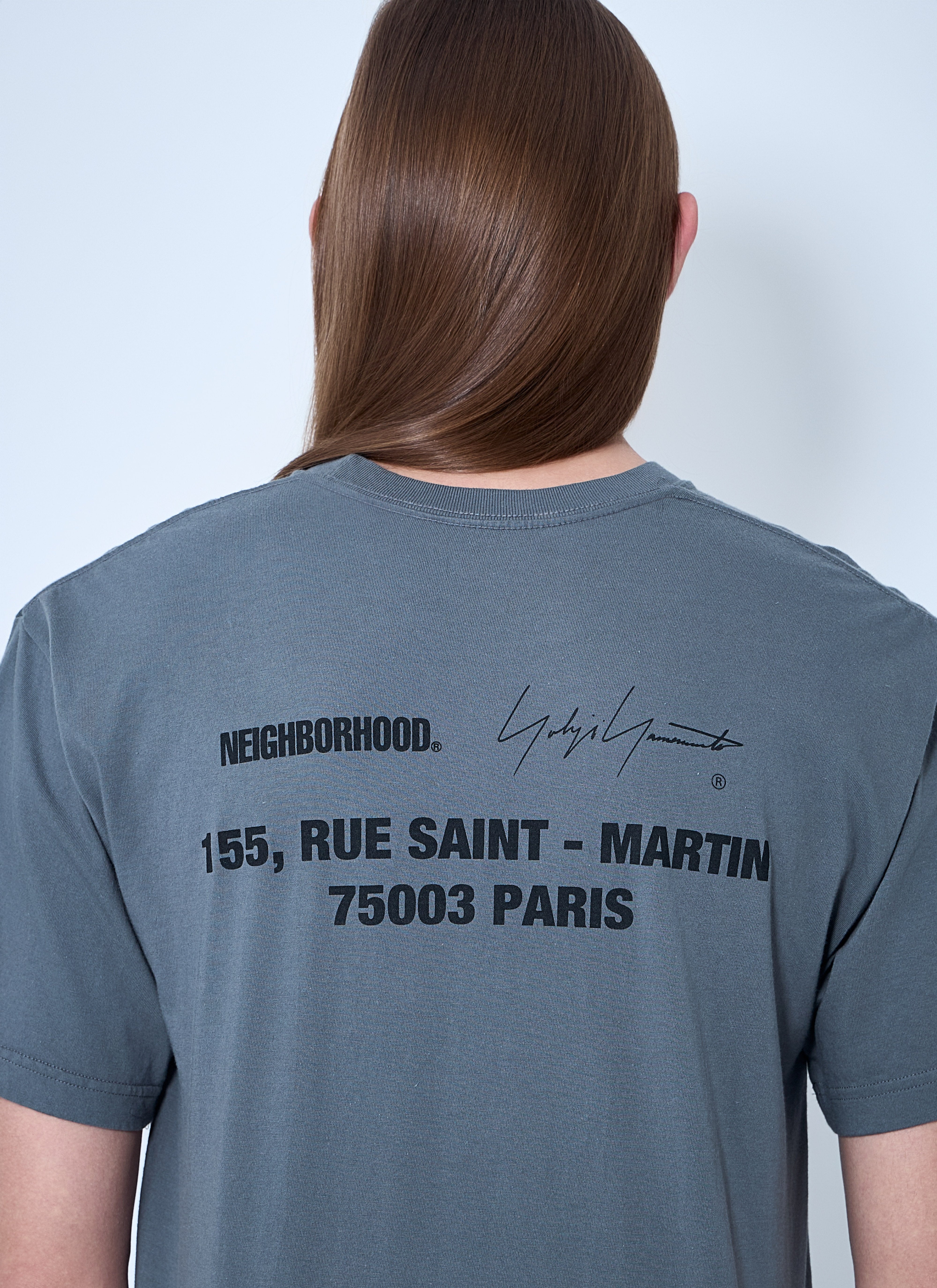 Yohji Yamamoto Men Logo Motif T-Shirt